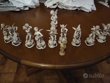 Angioletti musicisti ceramica