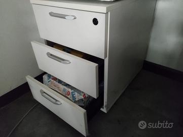 Cassettiera pianale armadietto ufficio scrivania