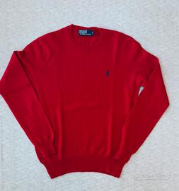 Maglione in Lana -Polo Ralph Lauren-S-Rosso-uomo