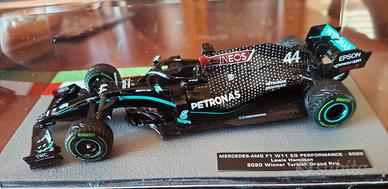 MERCEDES AMG F1 W11 2020 scala 1:43 Nuova in teca