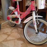 bici   ruota 14 per  bambina nuova.