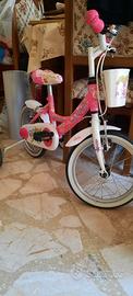 bici   ruota 14 per  bambina nuova.