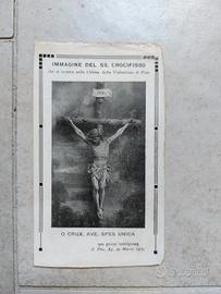 Santino antico 1934 / 1938 SS Crocifisso