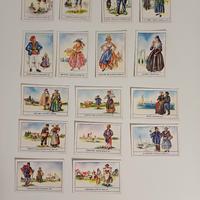 set di 16 figurine francesi vintage