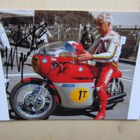 Autografo su foto G. Agostini MV Agusta