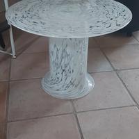 modernariato Tavolino In Vetro Di Murano Anni 60