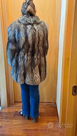Giacca di Volpe Argentata 7/8