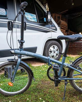 bici btwin pieghevole ruote 20" cambio grip shift