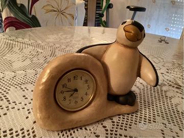 Orologio da Tavolo THUN in Ceramica - Pinguino
