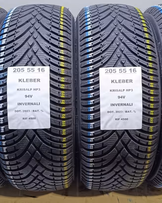 4 GOMME 205 55 16 KLEBER INV RIF4500