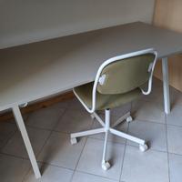 Scrivania e sedia