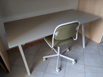 Scrivania e sedia