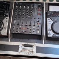 Cdj 400 Pioneer +behringher djx750+case (garanzia)