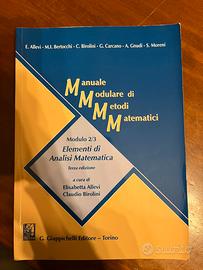 Manuale modulare di metodi matematici+eserciziario