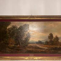 Olio su tela 82x140 firmato G. De Simoni
