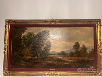 Olio su tela 82x140 firmato G. De Simoni