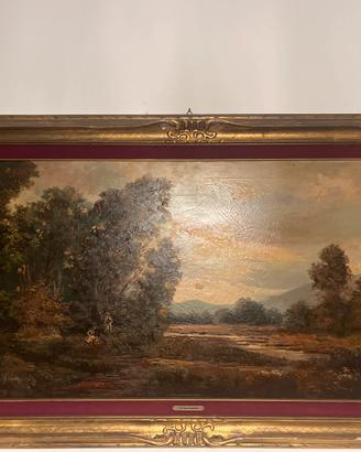 Olio su tela 82x140 firmato G. De Simoni