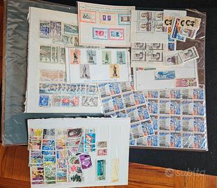 Lotto Francobolli Storici Azioni Timbri Postale 