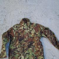 giubbino vegetato militare impermeabile tg 46