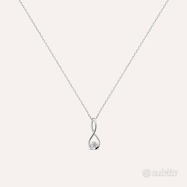Collana oro diamante girocollo stroili infinito
