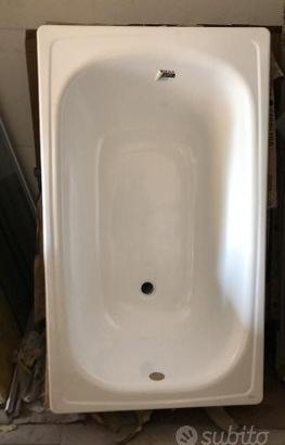Vasca 120x70 in acciaio contesa roca