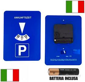 Disco orario parchimetro elettronico a batteria