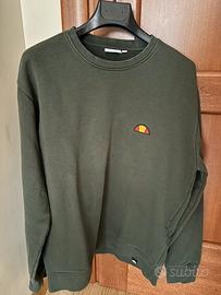 Felpa ellesse verde militare taglia M