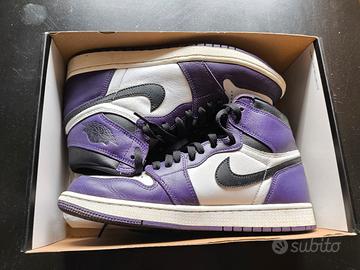 Air Jordan 1 Retro High Court Purple White