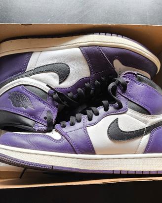 Air Jordan 1 Retro High Court Purple White