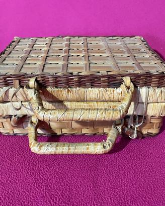 BORSA DI VIMINI IMPAGLIATA