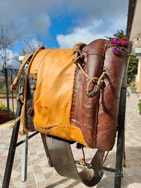 VARDÉDDA antica sella siciliana 1900 artigianale.