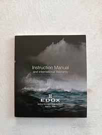 Manuale istruzioni Edox 