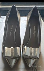 scarpe Salvatore ferragamo tg 38 oro