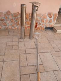 accessori forno a legna,tubi canna fumaria e pala 