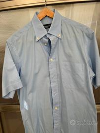 Camicia Christian Dior cotone azzurra