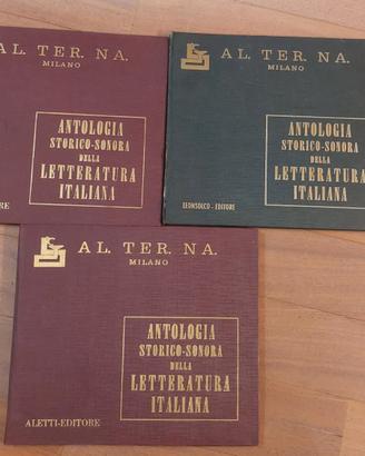 Antologia storico sonora - Letteratura italiana