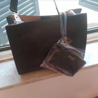 Borsa Emme Marella verde militare 