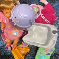 Bambola nenuco prrucchiera deluxe