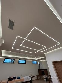 Lavoro cartongesso e pittura