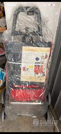 Carrello Spesa Pieghevole 6 Ruote Saliscale