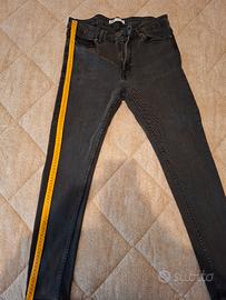  Pantalone Jeans Skinny Nero Zara taglia 44