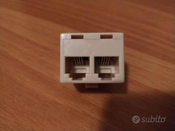 Sdoppiatore telefonico RJ11 telefono / fax