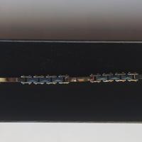 Bracciale uomo blu per incisione 