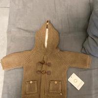 Cardigan Marrone Regular Fit Neonato Mayoral