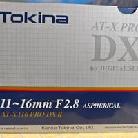 Tokina 11-16 AT-X PRO 2.8 attacco Canon 