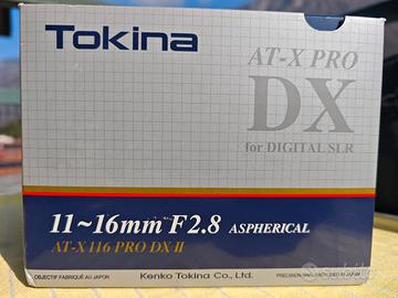 Tokina 11-16 AT-X PRO 2.8 attacco Canon 