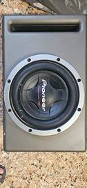 impianto audio car macchina subwoofer