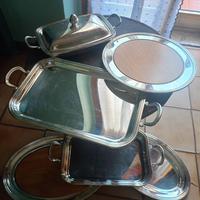 6 Vassoi Olri silver lega argentata argento  6 kg