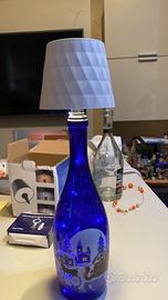 Lampada con bottiglia