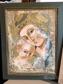 Quadri dipinti su juta